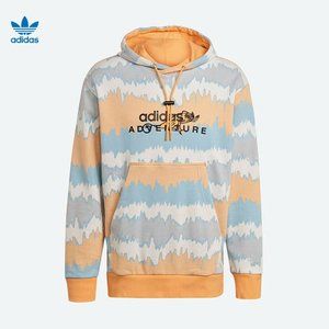 Adidas Retro Adventure Hoodie Orange/Multi